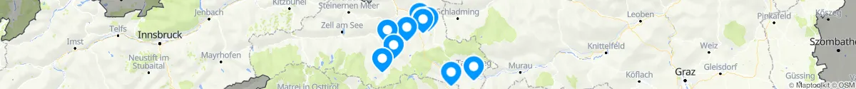 Map view for Pharmacies emergency services nearby Weißpriach (Tamsweg, Salzburg)